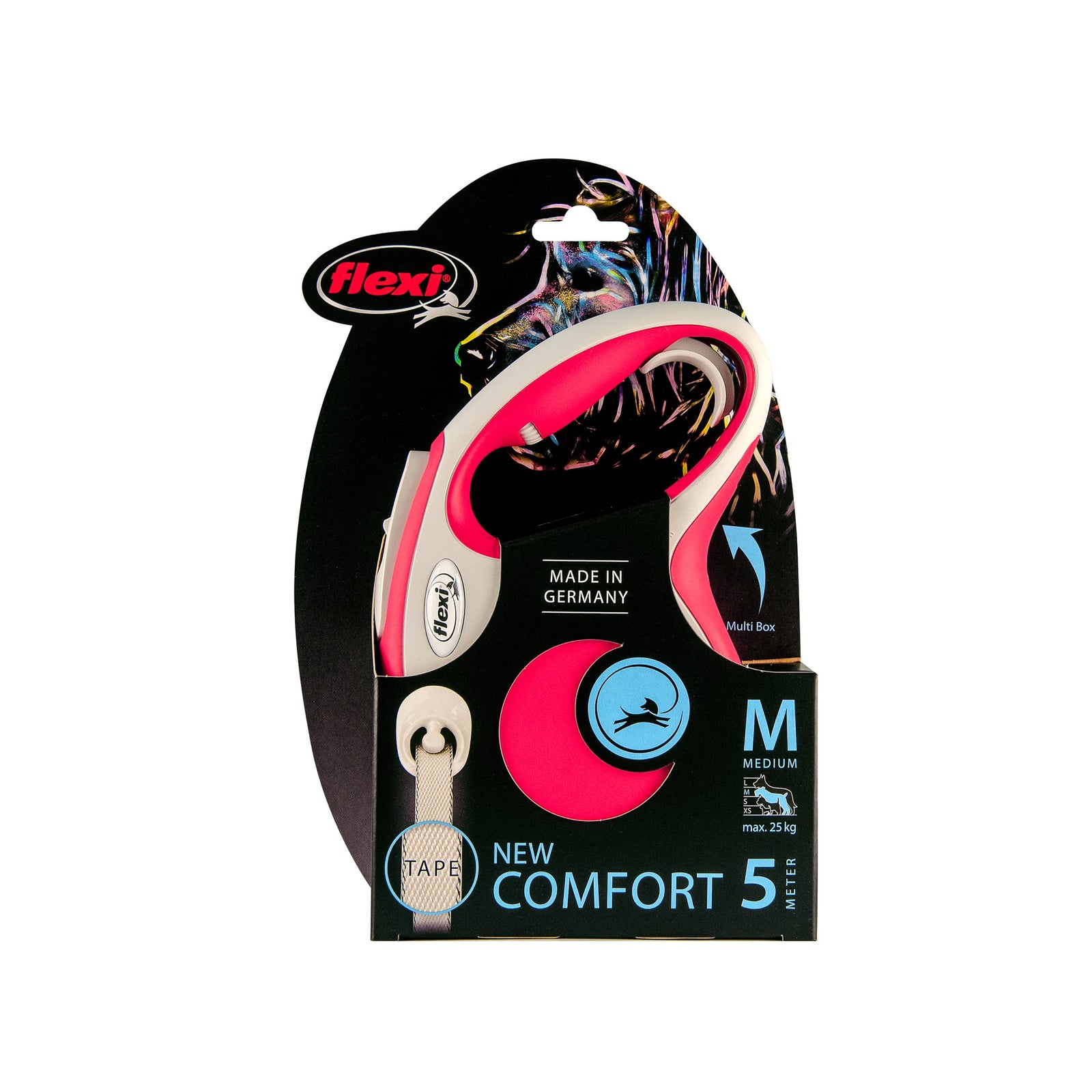 شريط فليكسي بطول ٥ أمتار باللون الأحمر هو أداة عملية وآمنة للكلاب. مثالي لتثبيت، تعليم، أو تنظيم المناطق، يتميز هذا الشريط بمرونته ومتانته وسهولة استخدامه