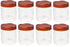elyassin Spice Jar Set, 8 Pieces - Multicolor