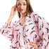 JAMILA Women Eyelash Long Sleeves Kimono ROBE