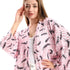 JAMILA Women Eyelash Long Sleeves Kimono ROBE