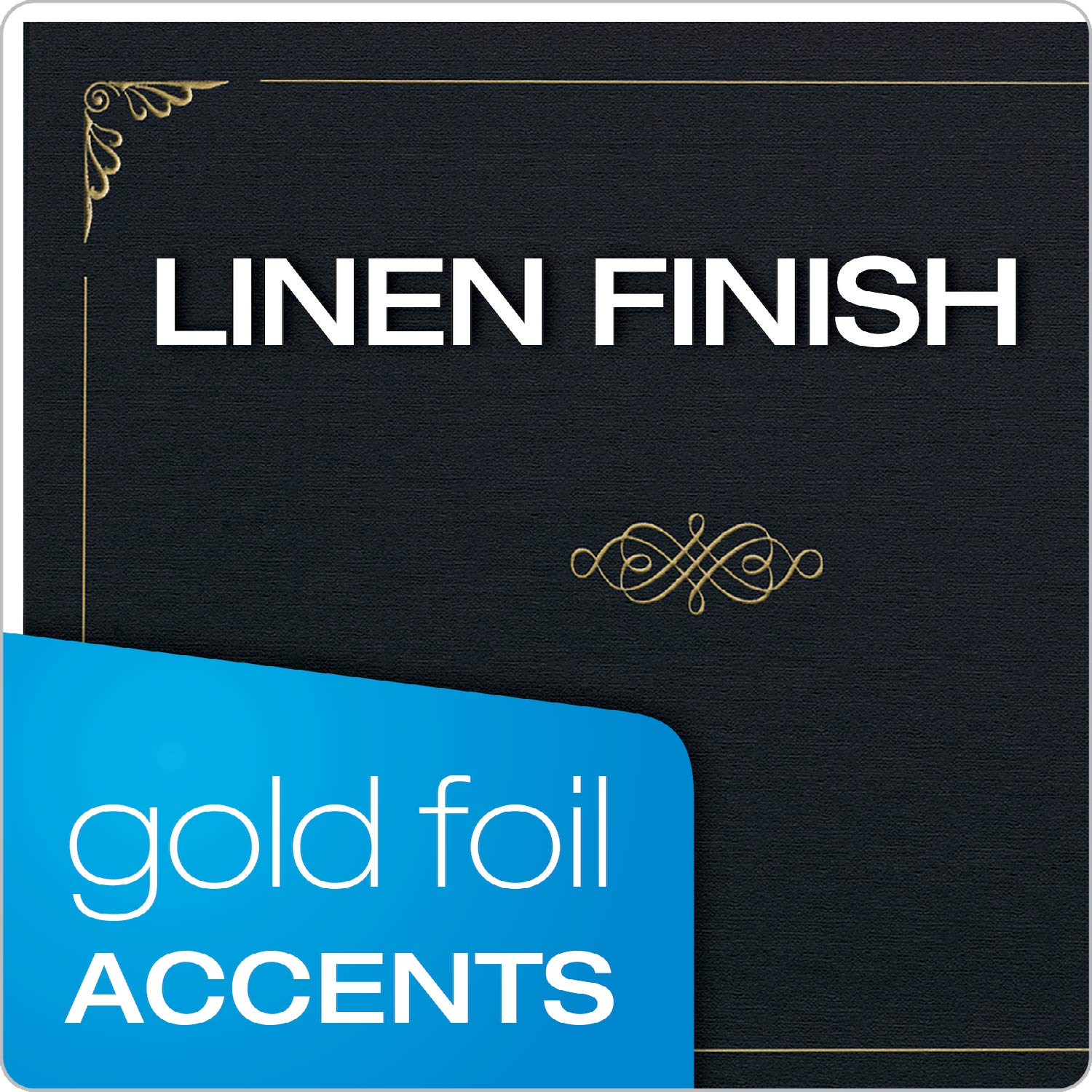 حافظات شهادات أكسفورد سوداء فاخرة – عبوة 25 قطعة