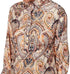 Splash Patterned Long SLeeves Blouses For Women - Safqqa Egypt