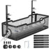 SKY-TOUCH Under Desk Cable Management Tray Metal Clamp Black 34x12x8cm