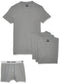 Hero Basic Men’s V-Neck T-Shirt Set – Comfortable Everyday Wear - Safqqa