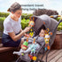 TUMAMA KIDS Baby Toys for 0, 3, 6, 9, 12 Months, Handbells Baby Rattles Soft Plush Early Development Stroller Car Toys for Infant, Newborn Birthday Gifts, 4 Pack