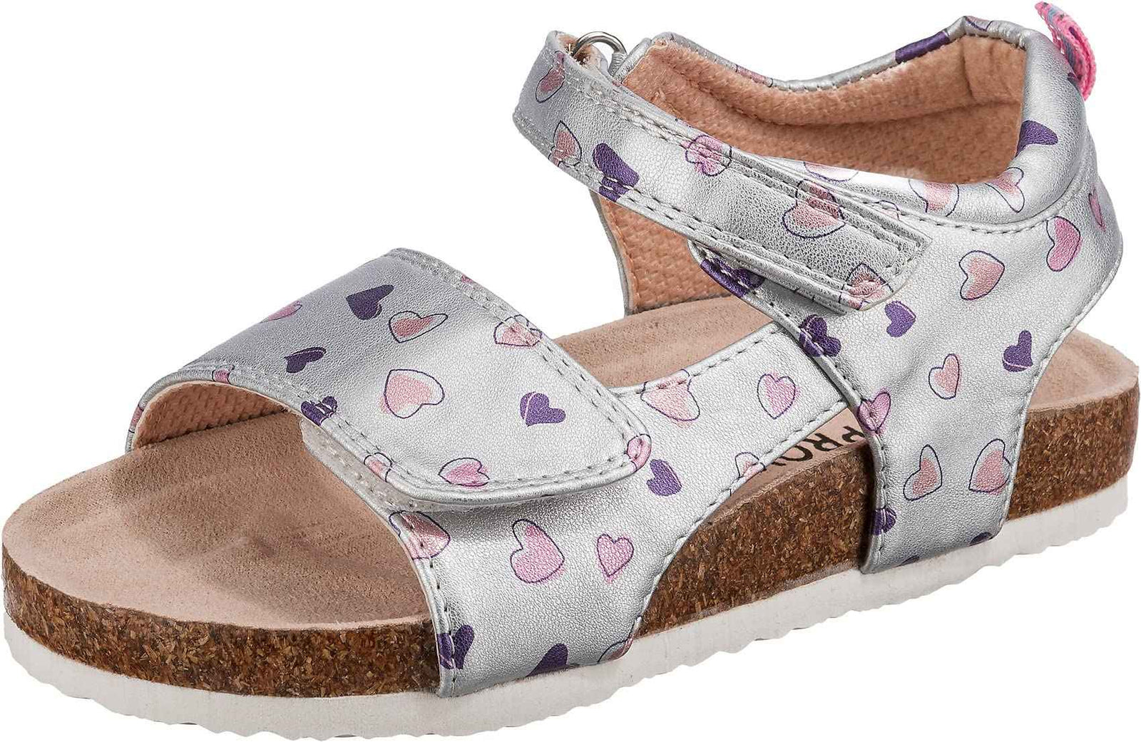 Sprox Polyurethane Velcro Strap Open Toe Sandal printed Hearts for - Safqqa Egypt