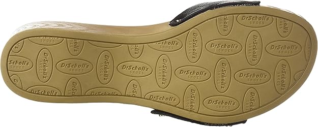 شبشب حريمي من Dr. Scholl's Shoes – جلد صناعي مع نعل خشب صناعي
