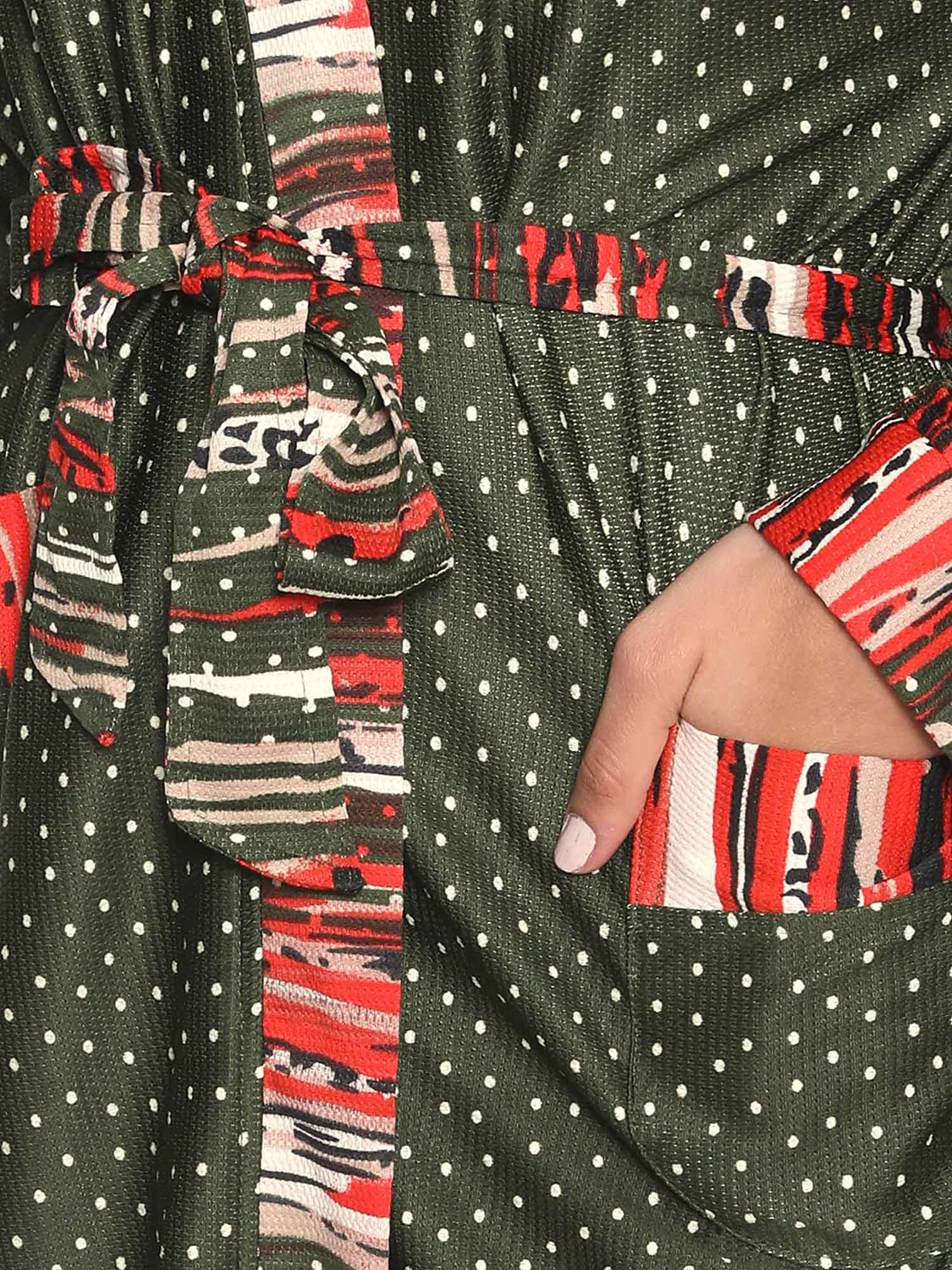 Kady Nightgown above the knee and Robe Set For Women, 2 Pieces -