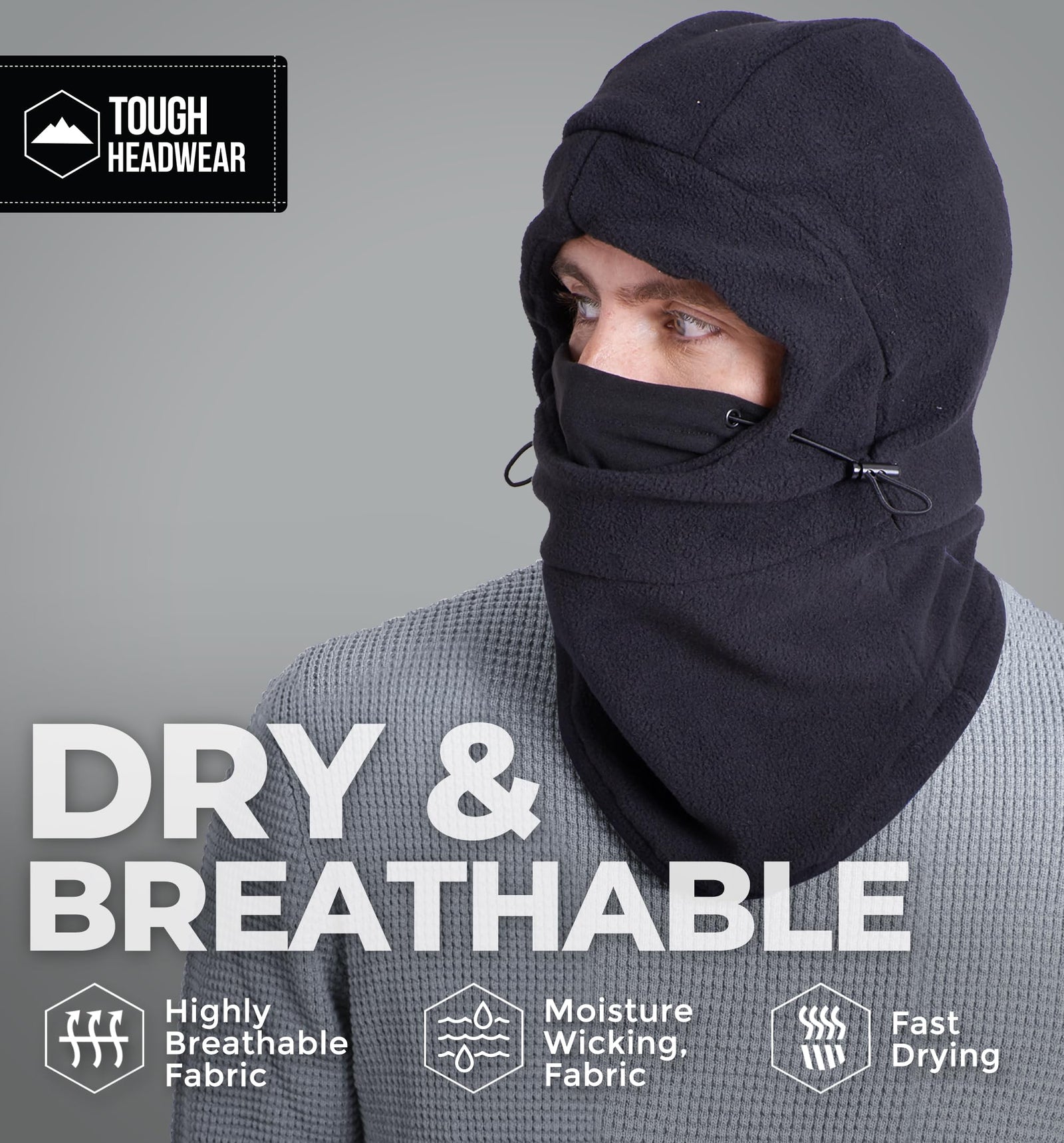Tough Headwear Balaclavas For Men Ideal for motorcycling, skiing, cycling, hiking, and outdoor sports