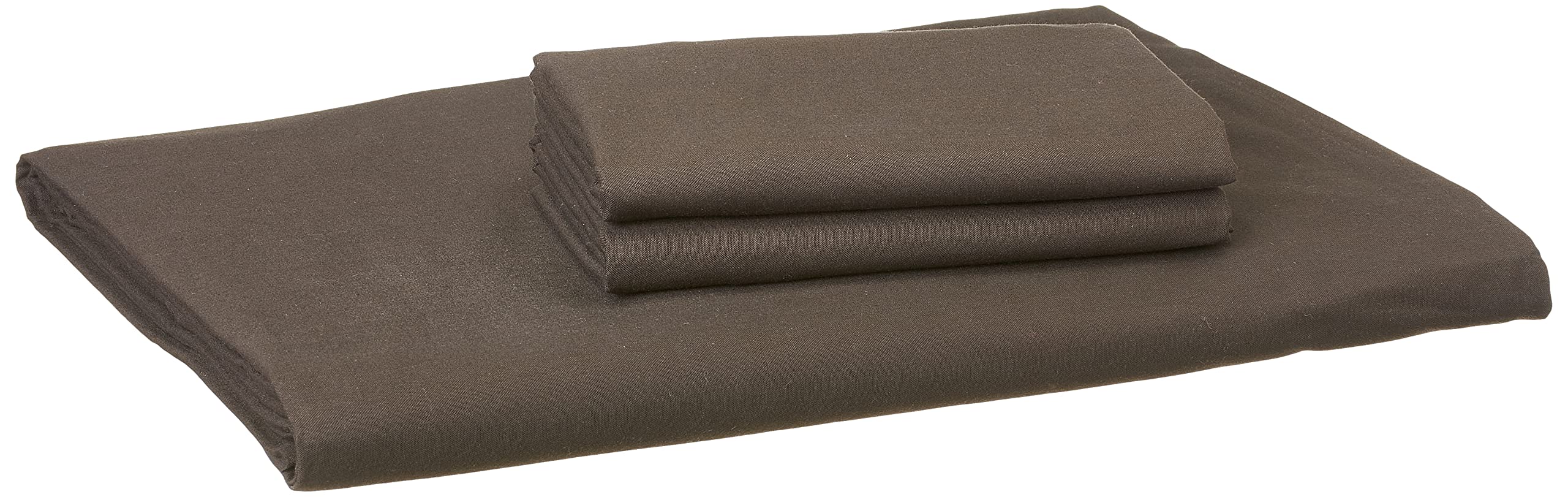 NICE HOME Flat Bed Sheet Set - 1 Bed Sheet - Size 180x200cm Brown