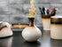 Fathy Mahmoud Office Set 6 Pieces Porcelain Hazelnut Desk Accessories