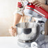 Ariete 1589 Moderna Planetary Mixer, 1600 Watts, 11 speeds, 5.5 Litres, 3 accessories for kneading, mixing and whipping. Red