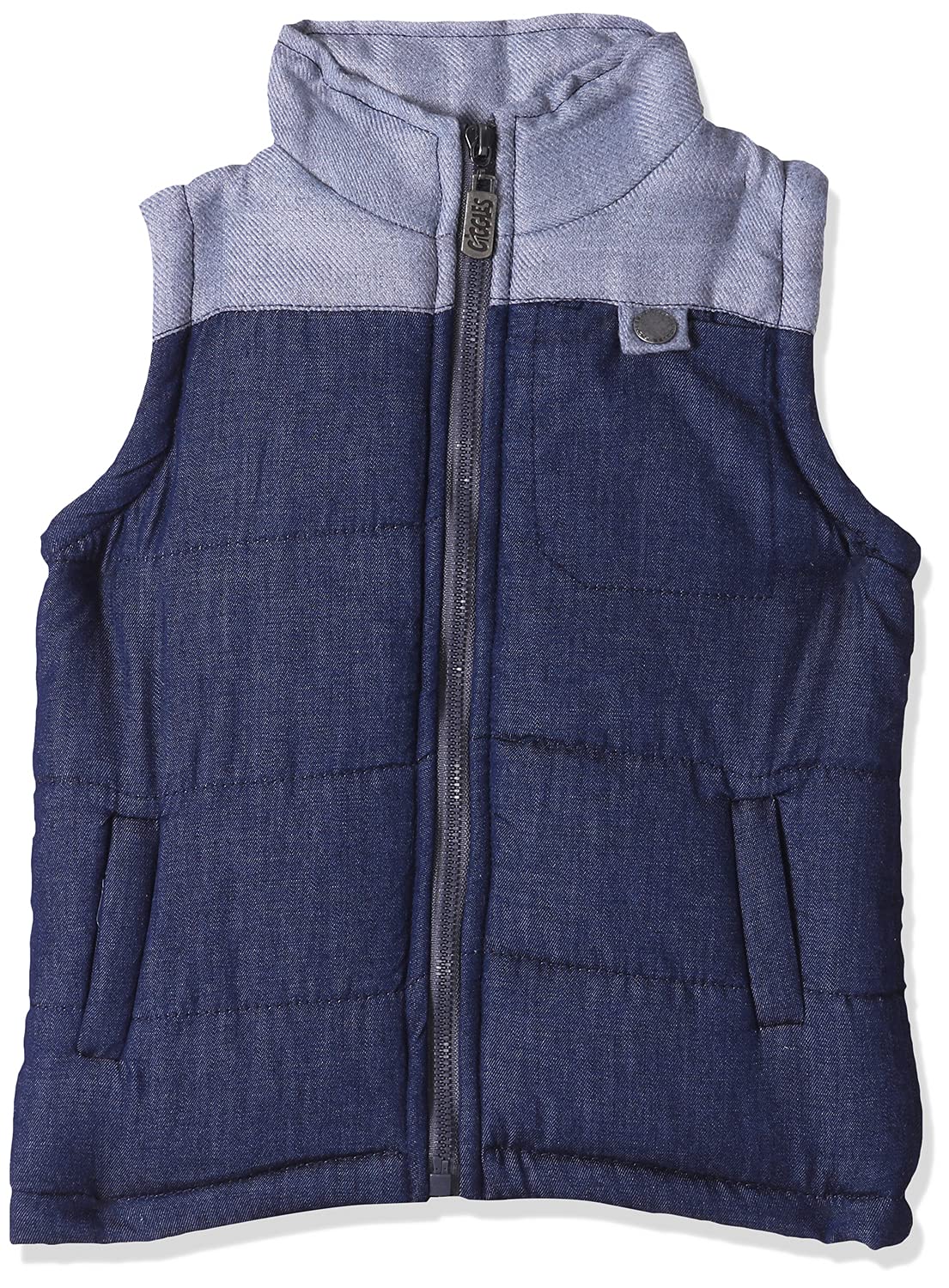 فيست مبطن بلونين مع جيوب جانبية للأولاد من جيجلز