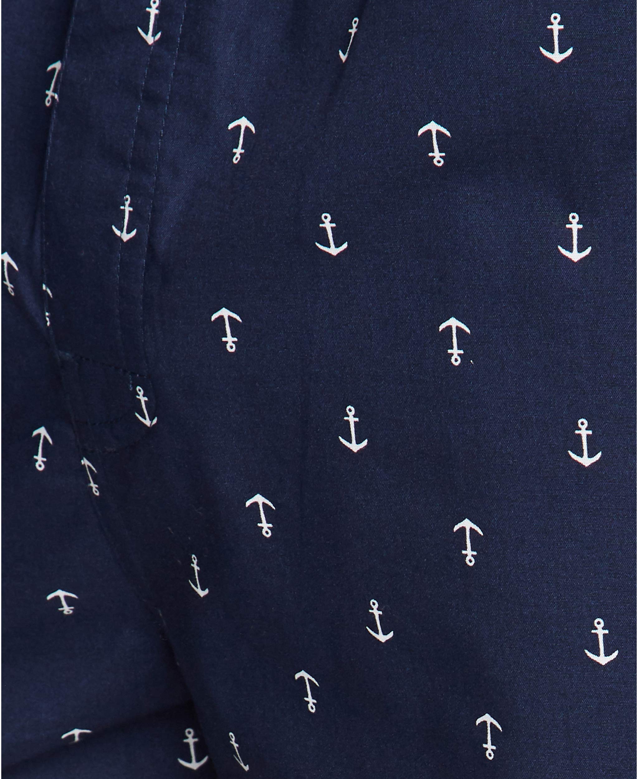 شورت نوم رجالي من نوتيكا مصنوع من قطن ناعم 100% بخصر مطاطي