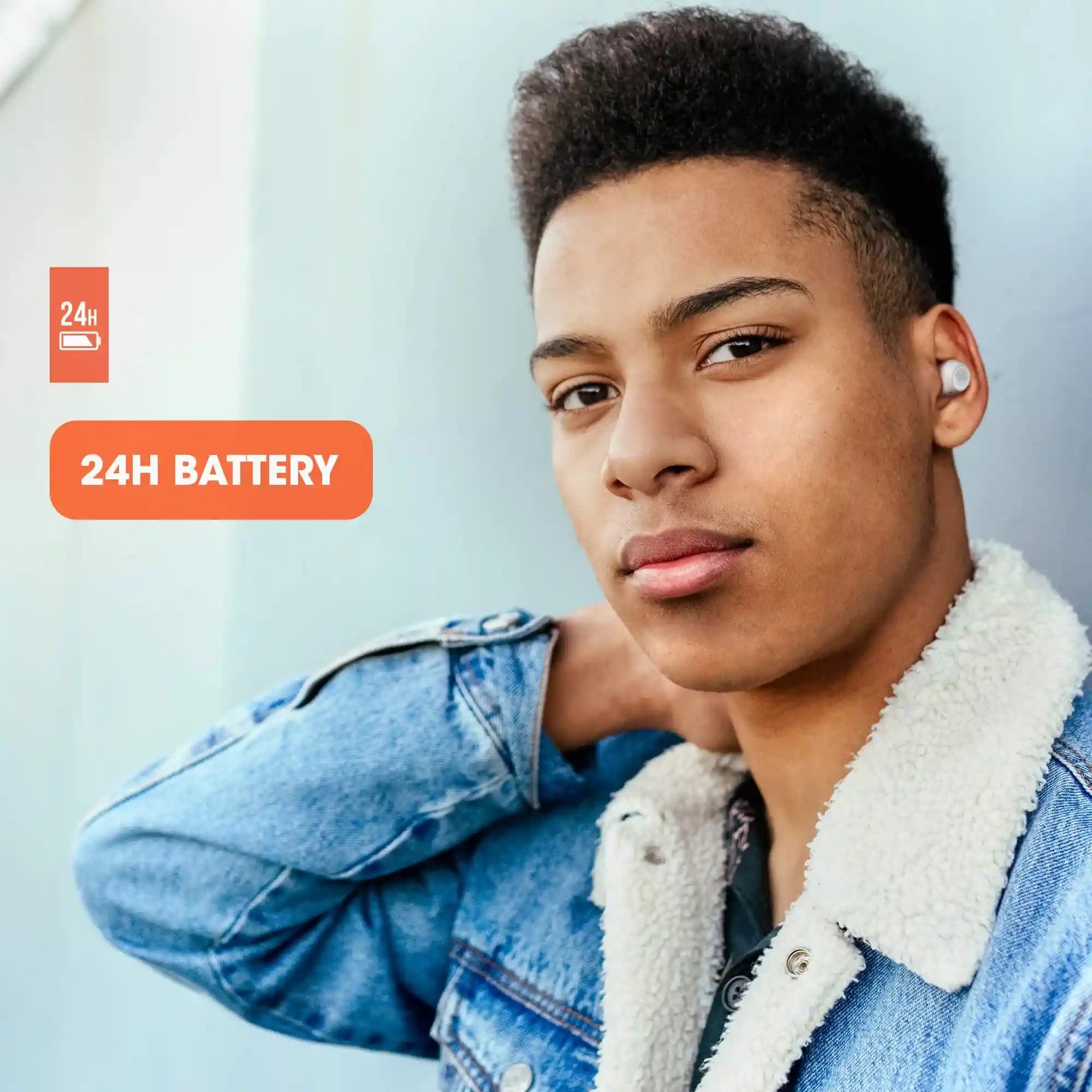 سماعات اذن فري 2 بلوتوث لاسلكية بخاصية الغاء الضوضاء مزودة بميكروفون وعلبة شحن  - ابيض، في الاذن – Safqqa Egypt