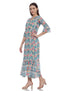 Women’s Floral Maxi Dress – Elegant Flowing Style - Safqqa