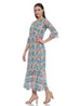 Women’s Floral Maxi Dress – Elegant Flowing Style - Safqqa