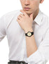 Casio Men Watch MQ-24-9ELDF Gold Dial Black Band Casual Quartz