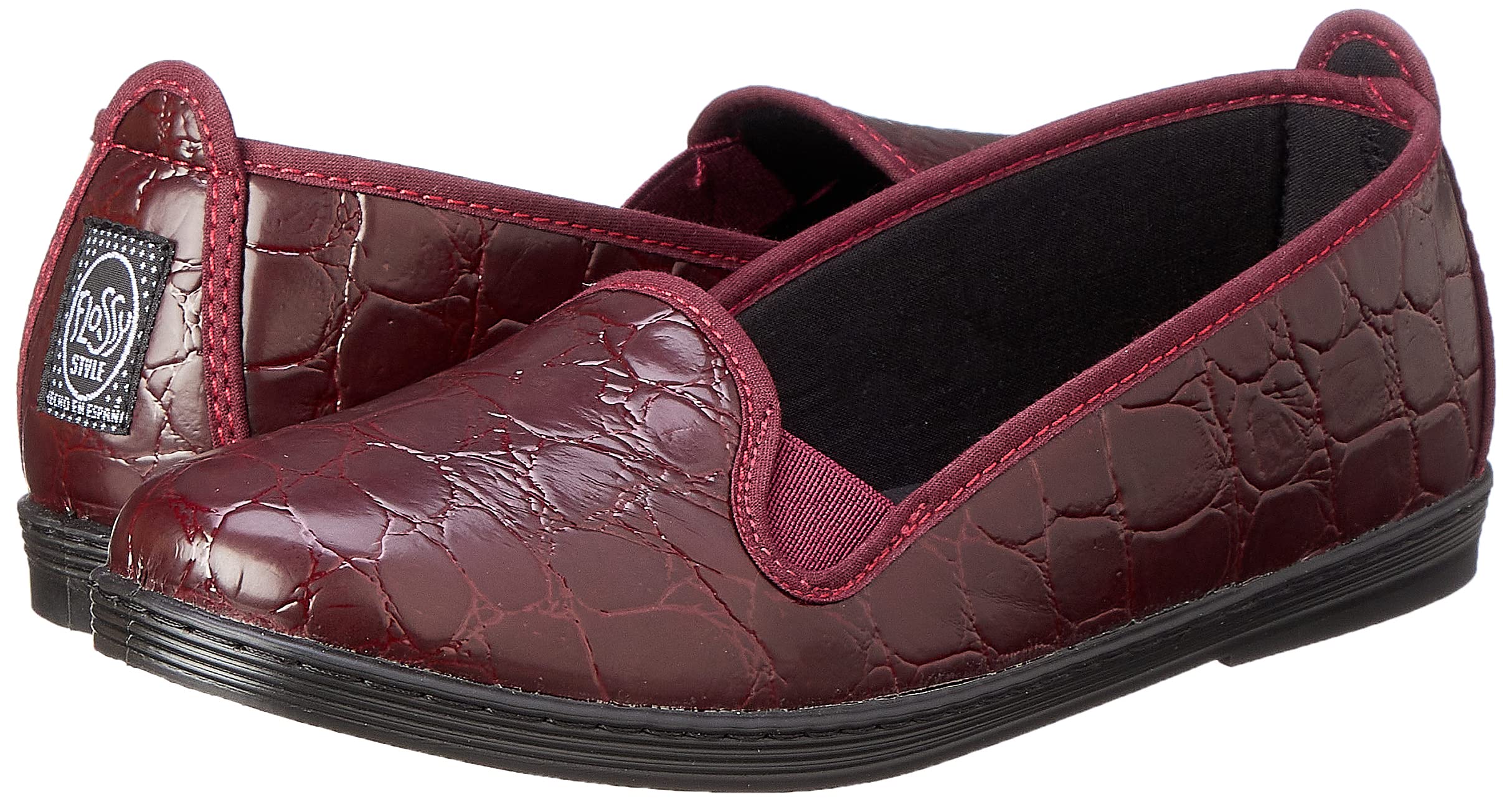 Flossy Shoes For womens,burgandy Lightweight and breathable for all-day comfort