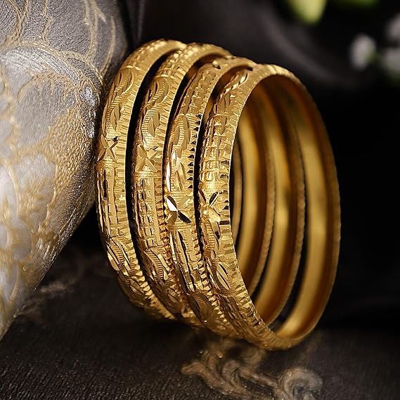مجموعة أساور نسائية من شاينينج ديفا فاشن – طقم 4 قطع بتصميم أنيق وجذاب – Safqqa Egypt