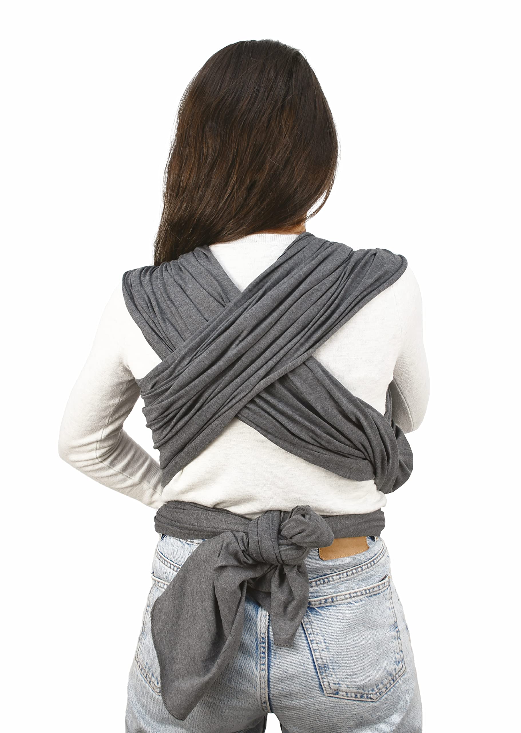 احملي طفلك براحة وأناقة مع حاملة الأطفال Petit Bebe Uni باللون الرمادي الأنيق. مصنوعة من قماش ناعم وقابل للتمدد والتنفس، توفر الحاملة دعمًا ممتازًا للأم والطفل مع حرية حركة اليدين