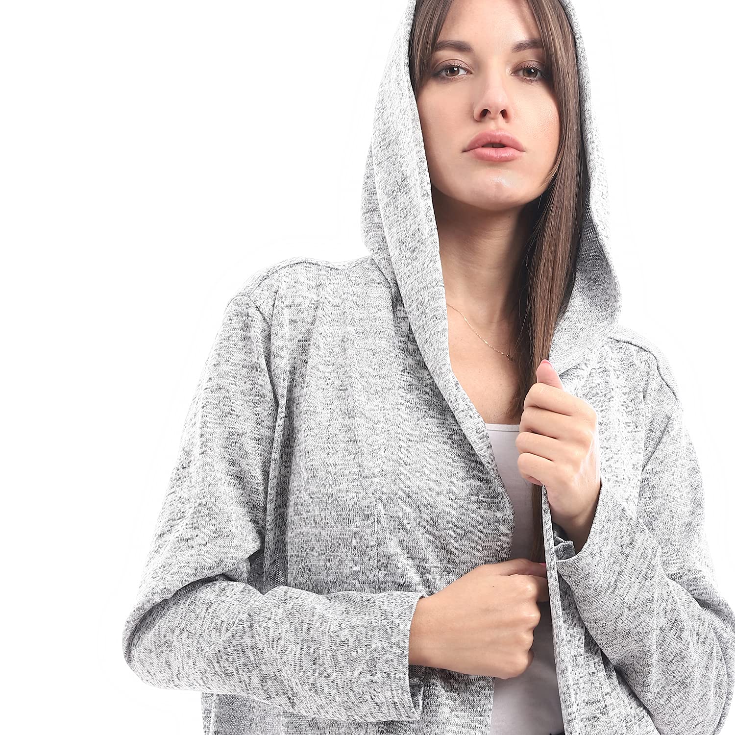 JAMILA Women Oversized Jacquard Long Sleeve Cardigan Sweater – Cozy and Stylish Knitwear