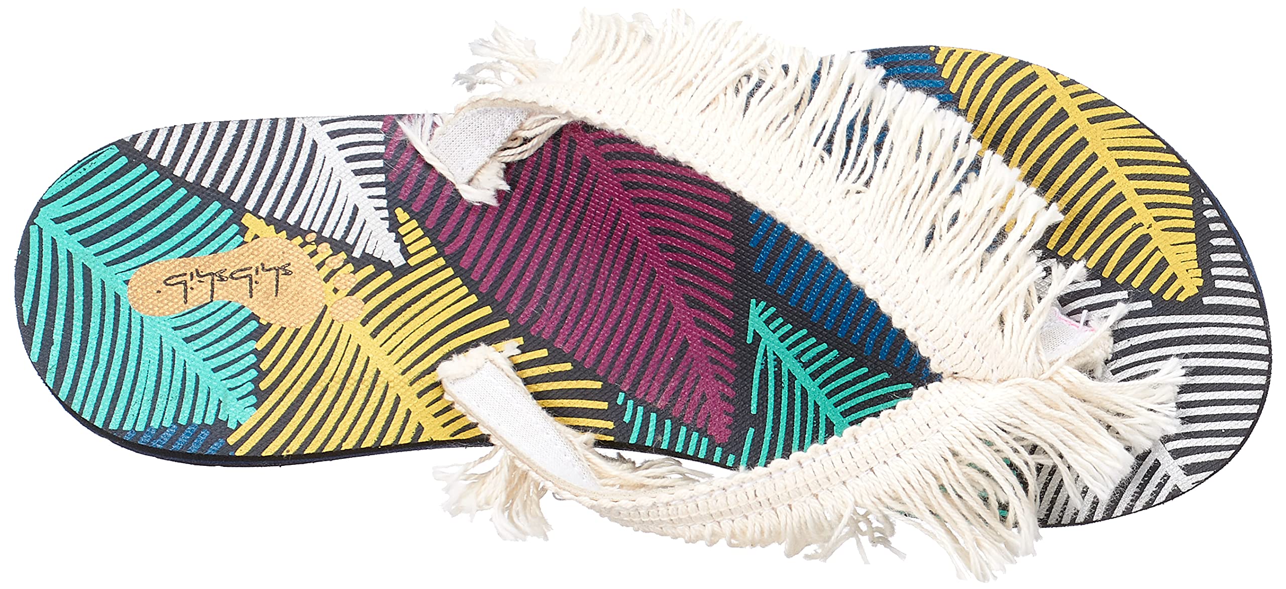 Shibshibi Multi Color Rubber Flip Flop Slipper For Women - Safqqa Egypt