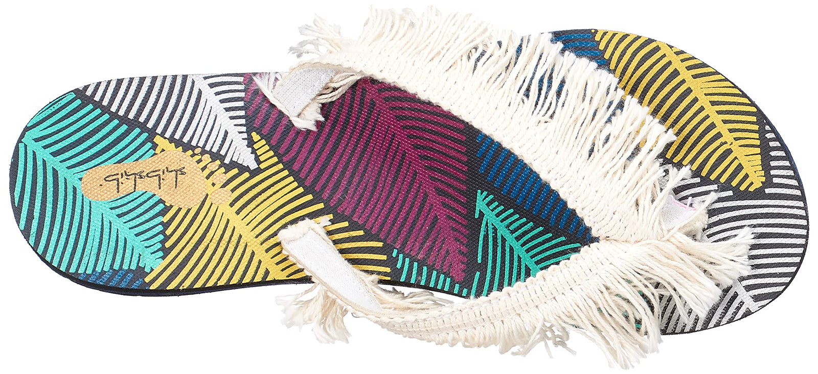 Shibshibi Multi Color Rubber Flip Flop Slipper For Women - Safqqa Egypt