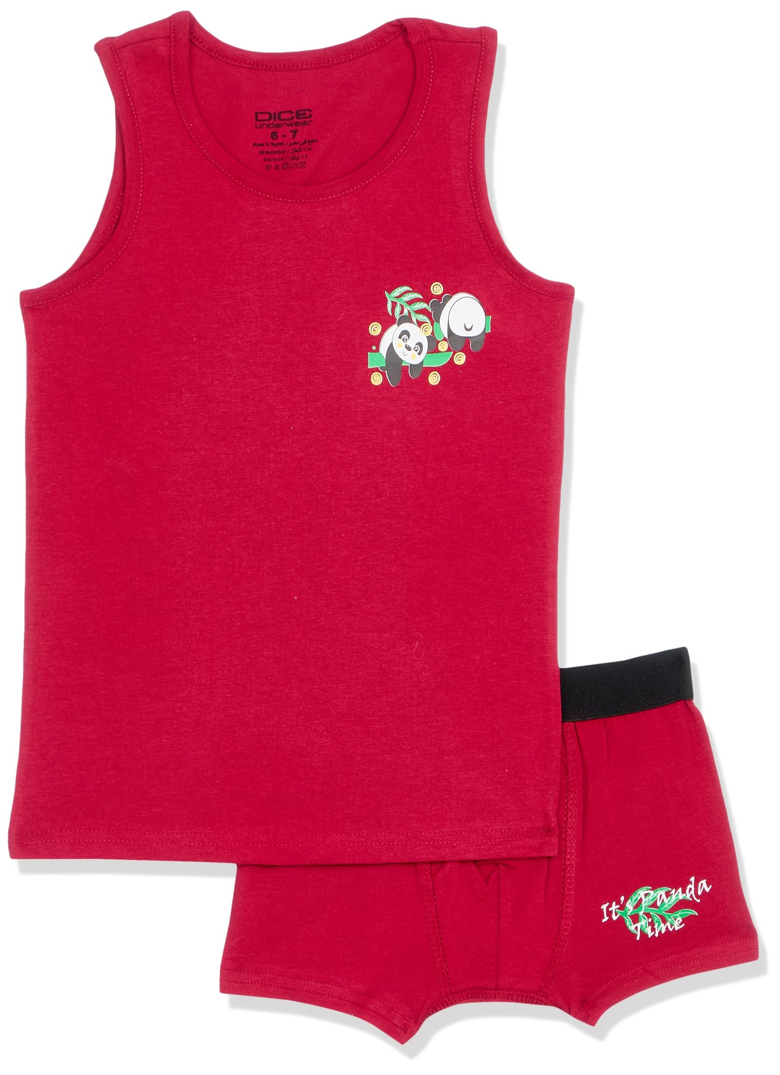 Dice Boys Tank Top with different prints and Boxer Shorts
