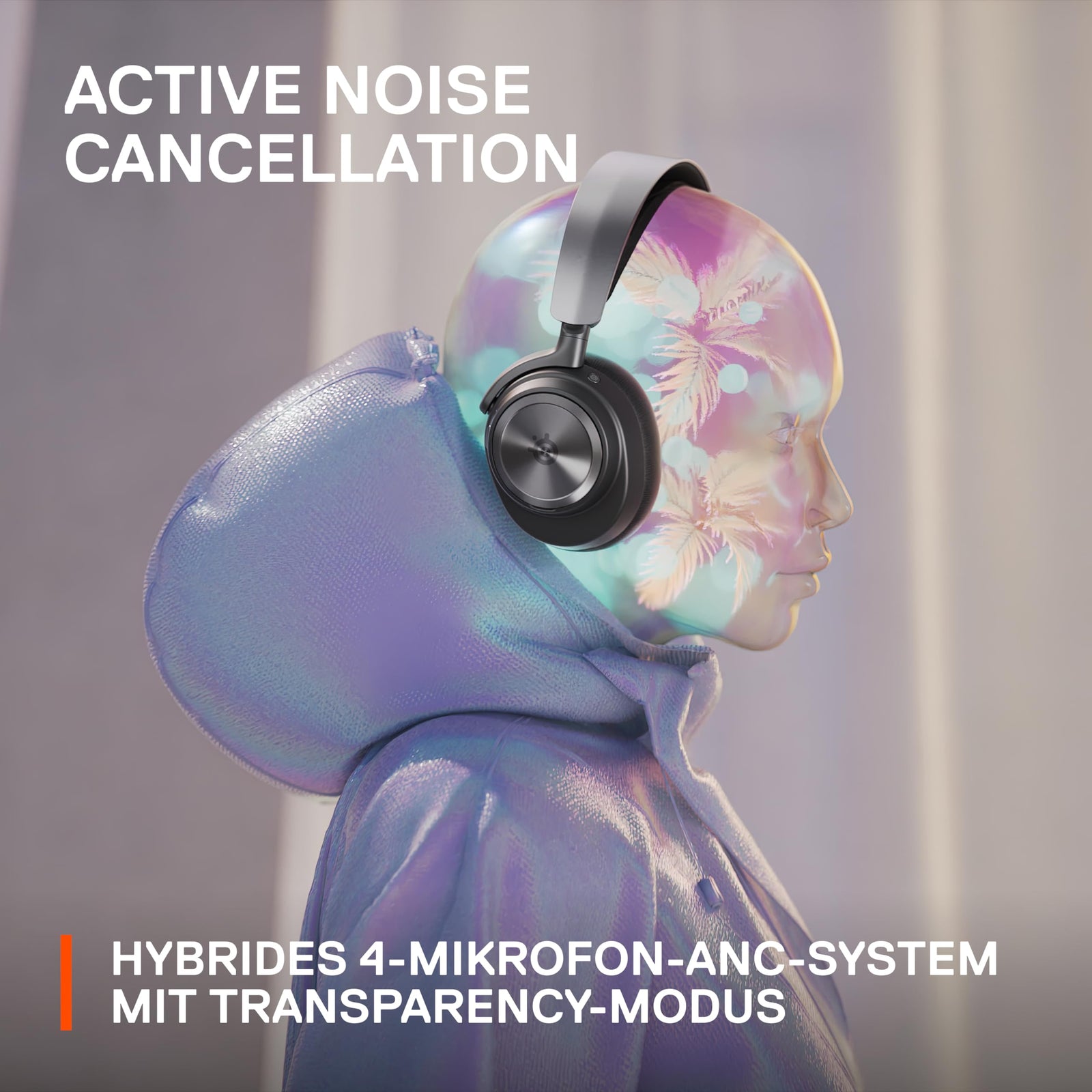SteelSeries Arctis Nova Pro Wireless - Multi-System Gaming Headset - Premium Hi-Fi Drivers - Active Noise Cancellation - Infinity Power System - PC, PS5, PS4, Switch, Mobile