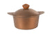 Kitchenia Korean Deep Pot 28 cm Granite Cookware, Non-Stick Deep Cooking Pot, Copper Color-Damage Box