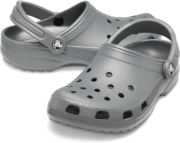 Crocs Boys Slipper Grey Lightweight Comfort