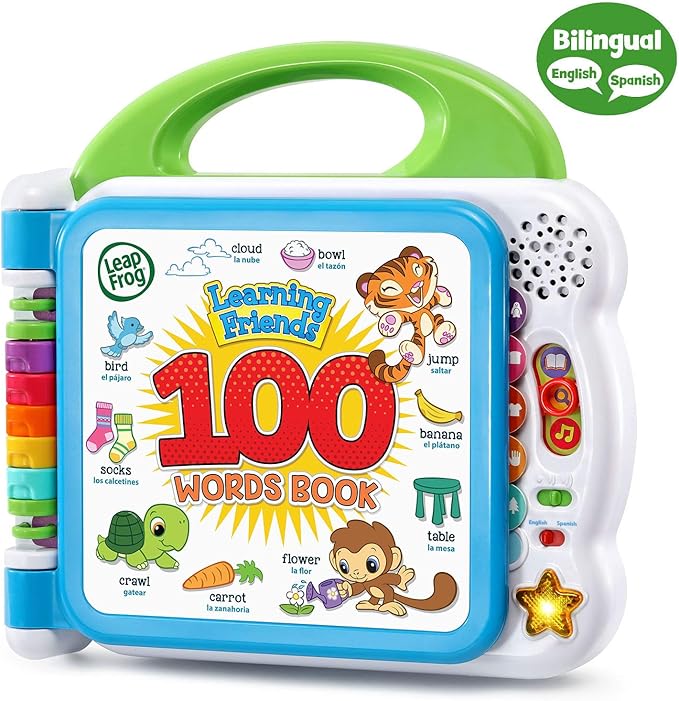 LeapFrog Learning Friends 100 Words Book – Interactive Educational Learning Toy for Kids – Safqqa Egypt