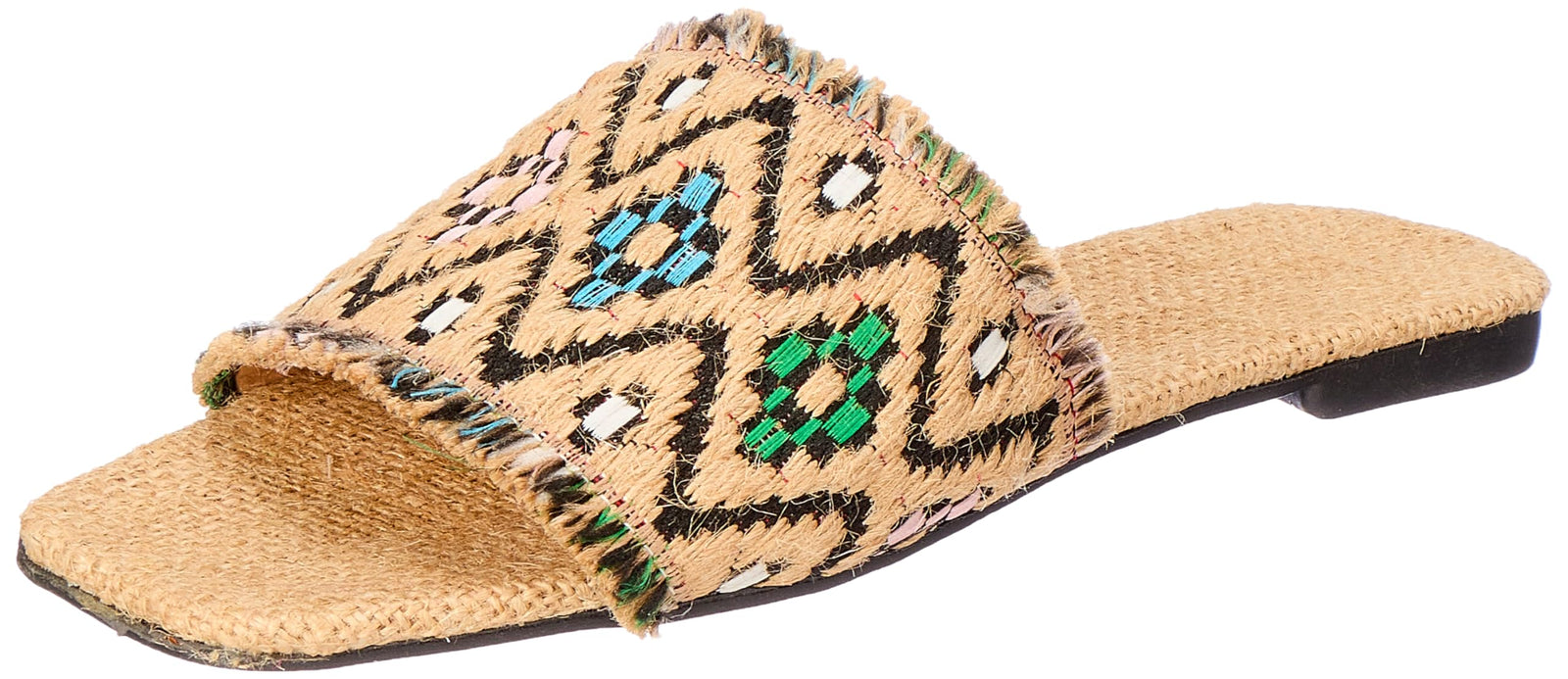 شبشب MADYOS المسطح للنساء يجمع بين الراحة والأناقة الكاجوال. مصنوع من مواد ناعمة ومتينة لتوفير راحة طوال اليوم 