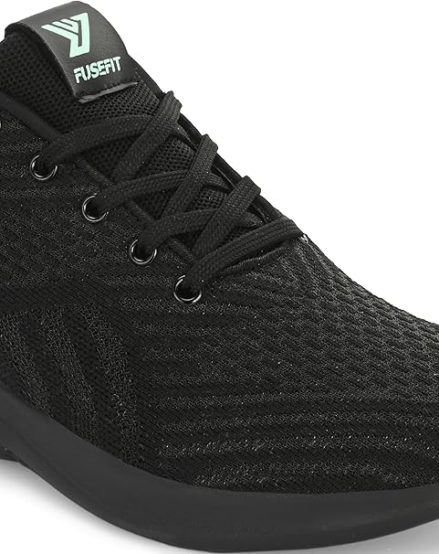 FUSEFIT Women Running Shoes Black Lightweight Performance Sneakers – Safqqa Egypt
