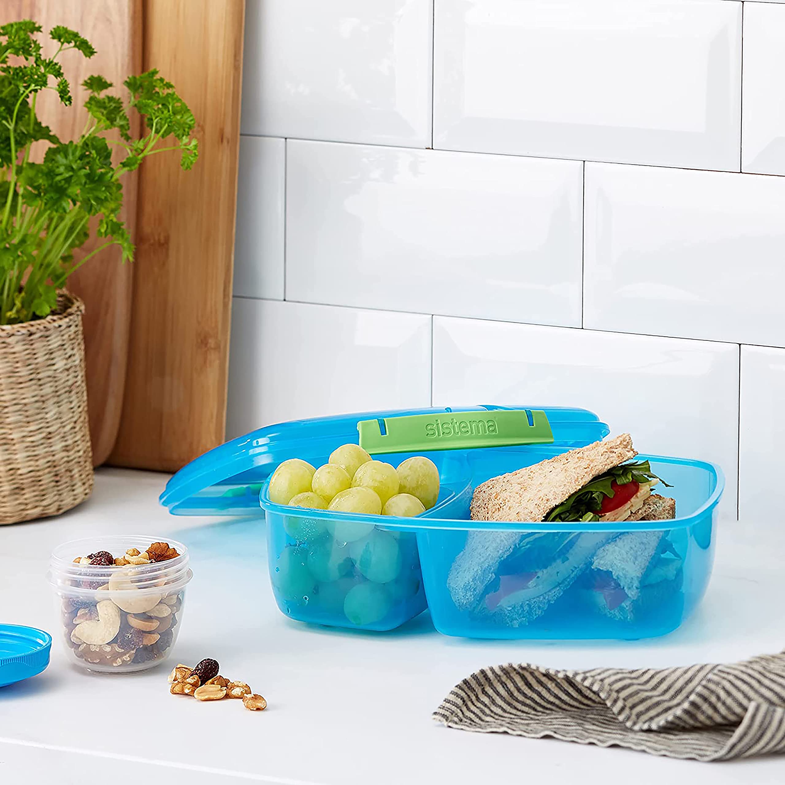 Sistema 3-Compartment Lunch Box with Yogurt Pot – Organize Healthy Meals – Safqqa Egypt