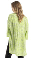 Ravin 97210 Patterned Lime Loose Shirt With Elbow Sleeves