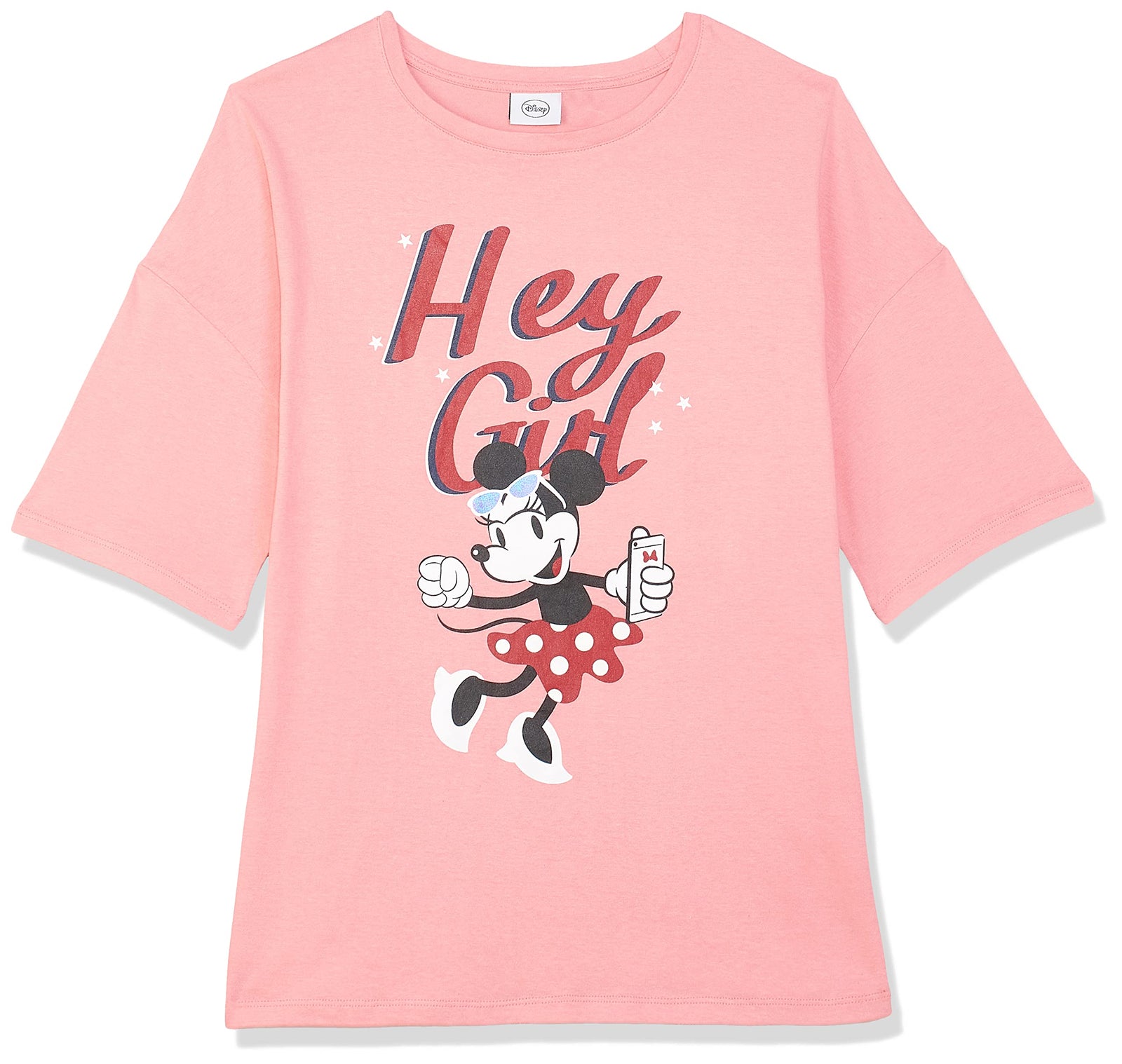 Splash Printed T-Shirt For Women,Classic crew neckline for easy styling.