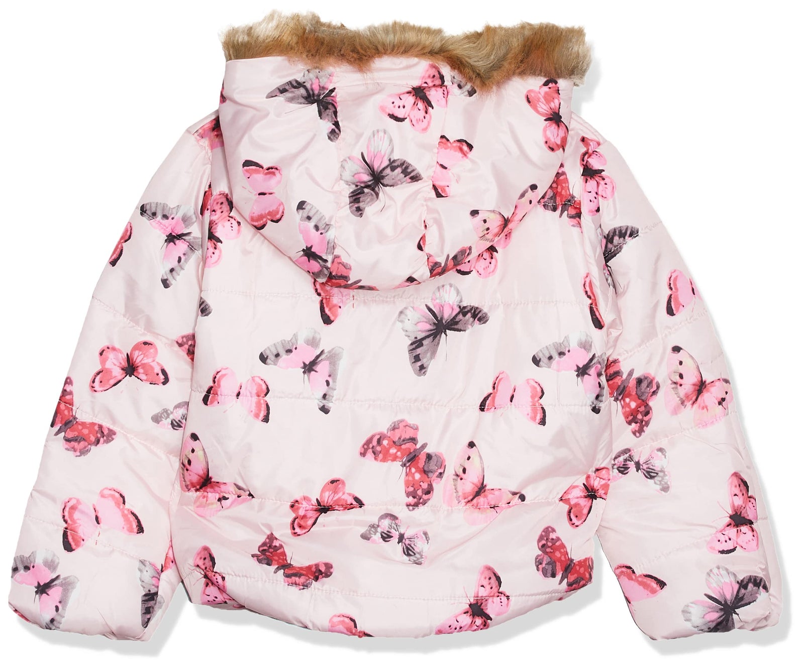 Mix & Max Baby Girls Jacket Printed butterflys Baby and Toddler Down Alternative Jacket