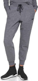 DKNY Women's Sport Metallic Stripe Logo Fleece Sweatpant - Safqqa Egypt