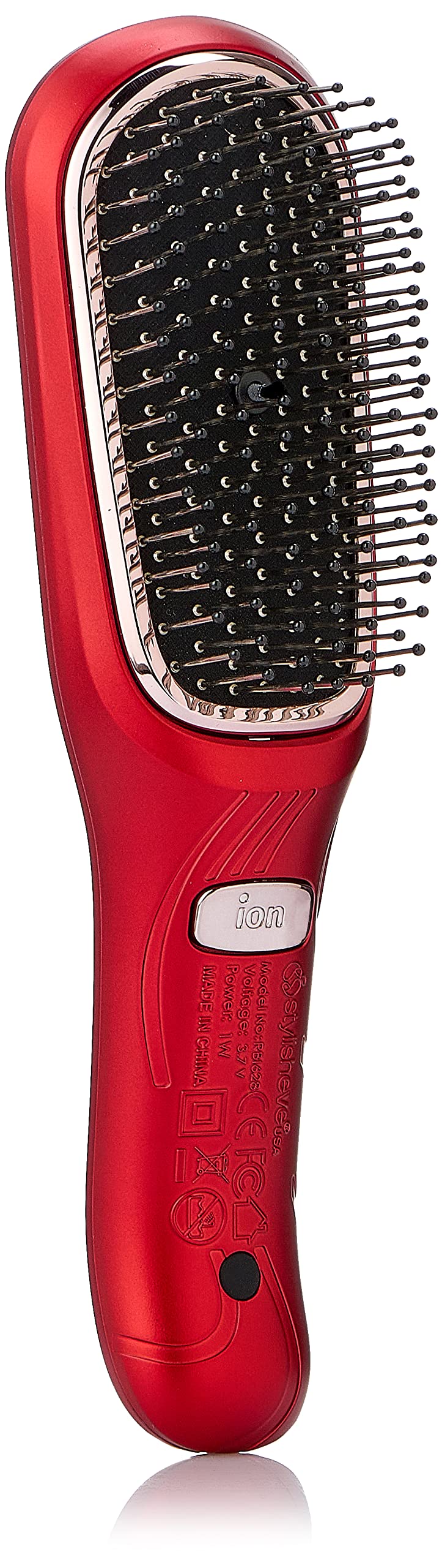 Ionic Hair Massager Red