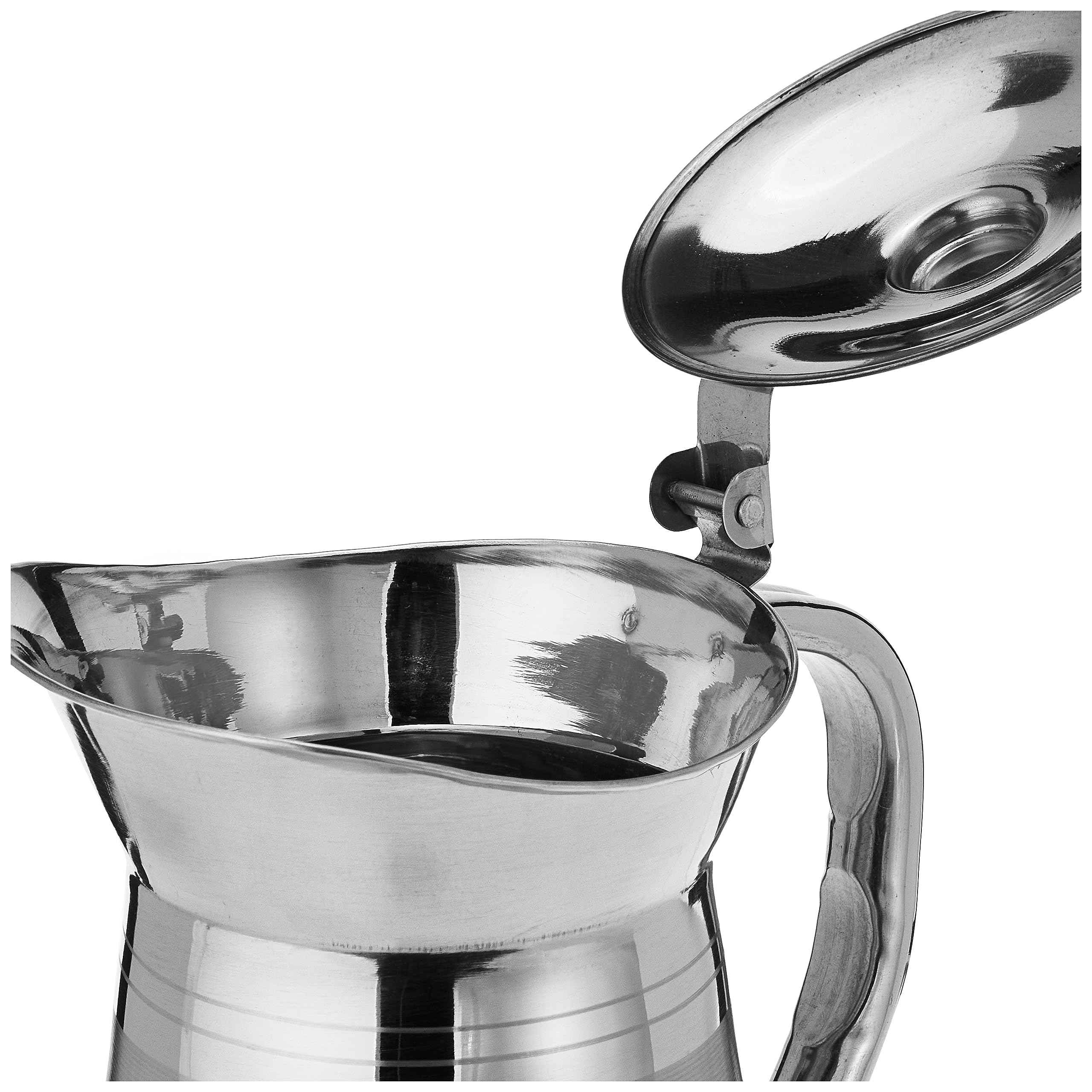 Raj Stainless Steel Jug ‎13.2 x 23.6 x 16.2 cm, STJ002, Pitcher, Carafe, Serving Jug , Serveware