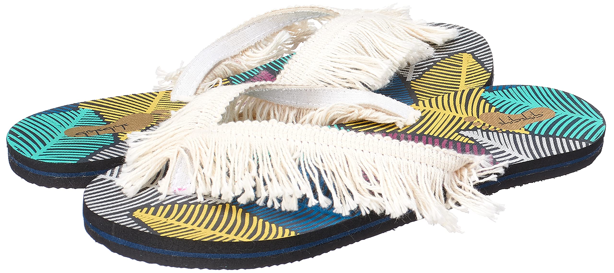 Shibshibi Multi Color Rubber Flip Flop Slipper For Women - Safqqa Egypt