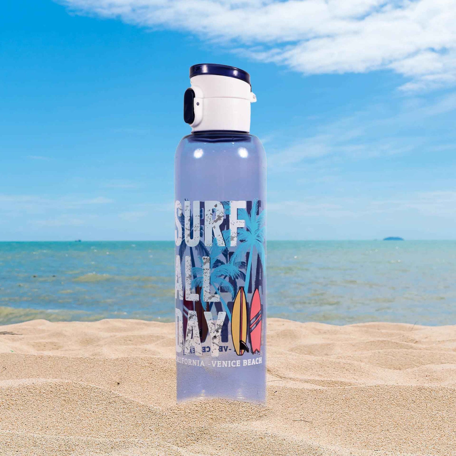 Herevin Water Bottle - 750 ml Capacity, Multicolor, Leak-Proof, BPA-Free, Made in Turkey