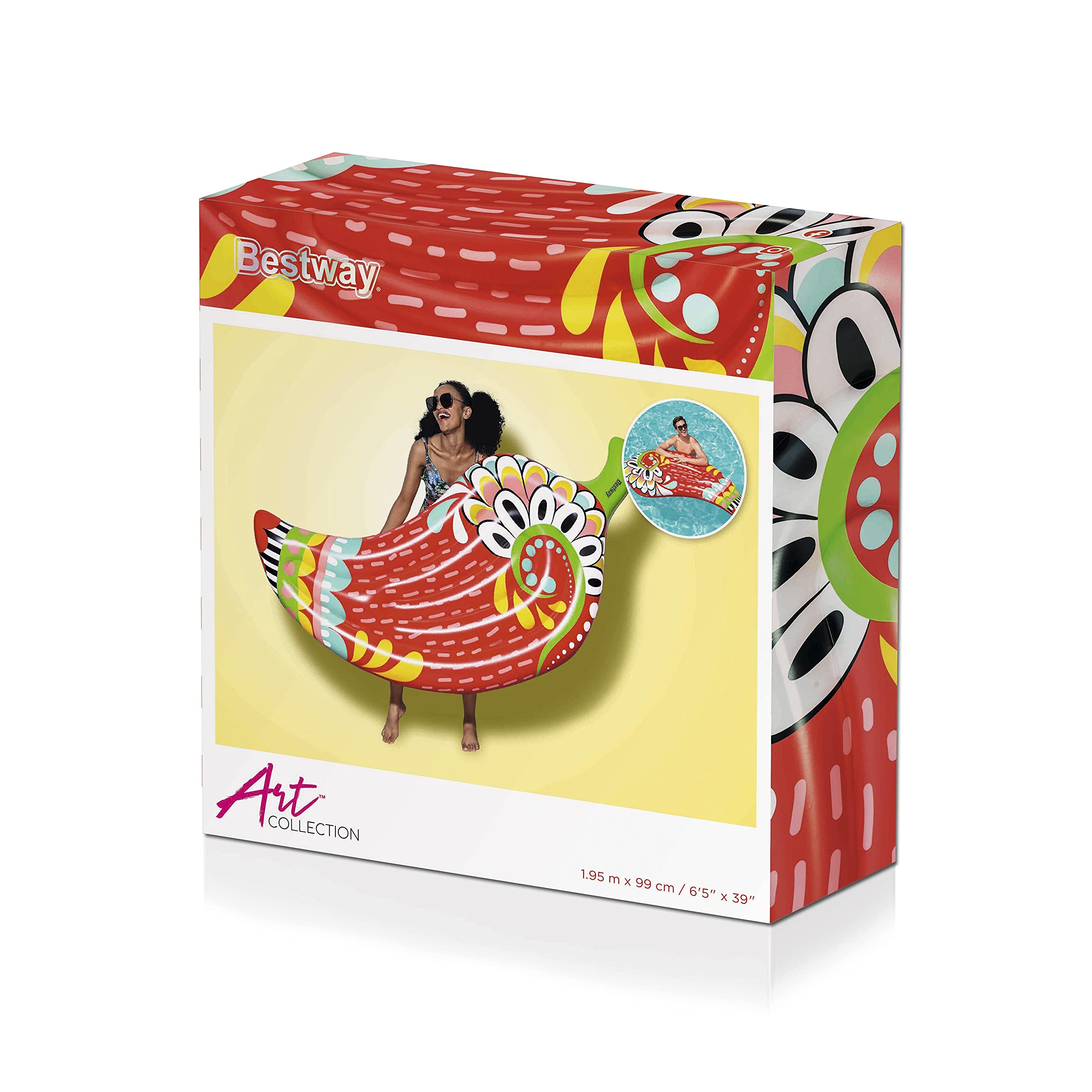 Bestway Flirty Fiesta Pepper Lounge Tube – Fun Pool Float – Safqqa Egypt
