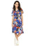 Female SP Splash  Standard Casual Dress 7100337 TROPICAL PRI - Safqqa