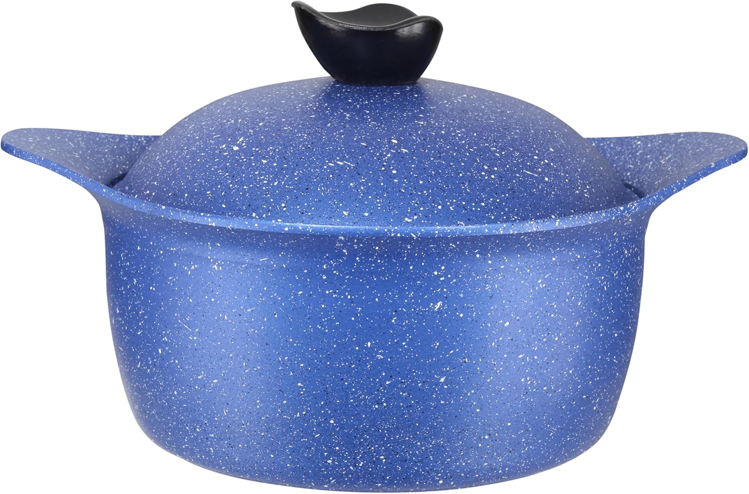 El Amal Elite Non-Stick Granite Pot 20cm Blue Dishwasher Safe PFOA Free