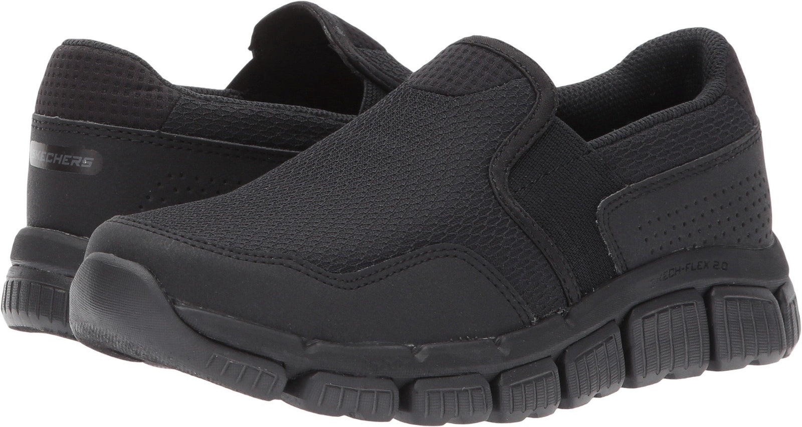 Skechers Kids Mesh-Textile Slip-On Sneakers – Lightweight & Easy Fit - Safqqa