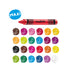 CARIOCA Wax Crayons jumbo Box 24pcs