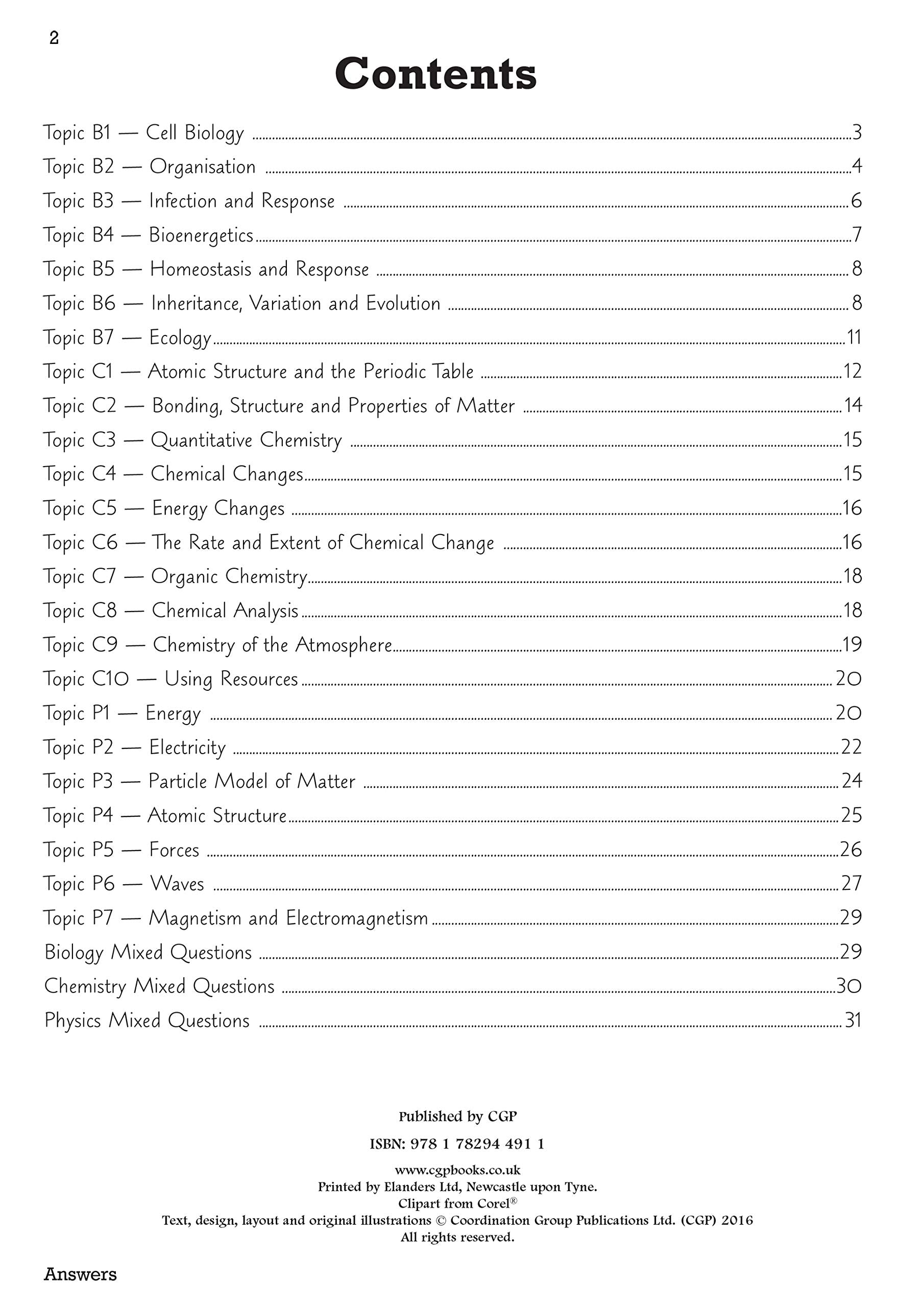 دليل إجابات كامل مخصص لمرافقة كتاب تمارين امتحانات العلوم المدمجة لمستوى الأساس. يقدّم حلولاً واضحة ومفصّلة لجميع أسئلة الكتاب